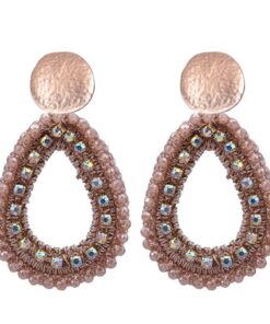 Statement Ohrring St. Tropez beige