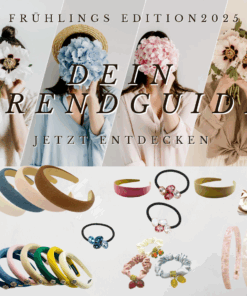 Haarschmuck in Frühlingsfarben