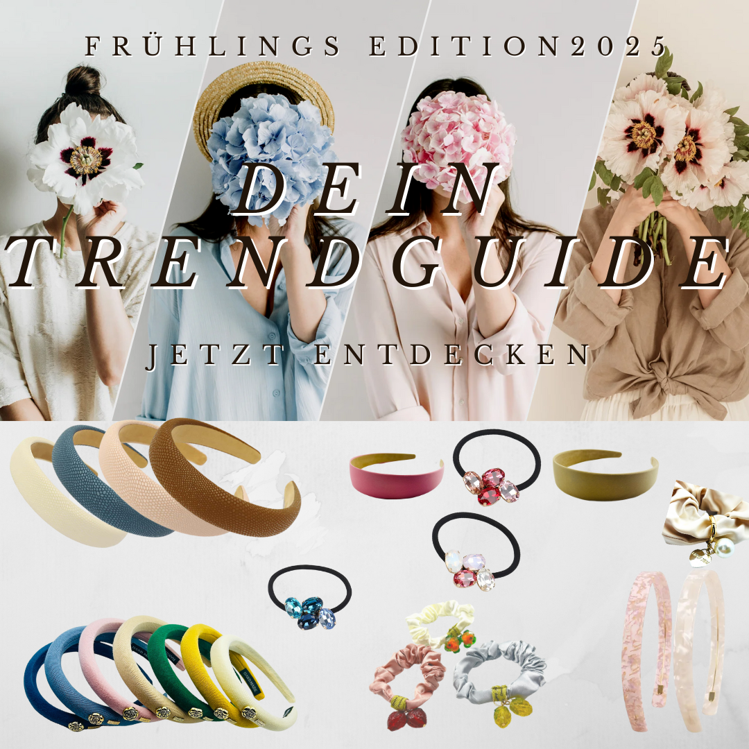 Haarschmuck in Frühlingsfarben