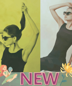 Frau mit Zopf, passend zur neuen Haarschmuck-Kollektion