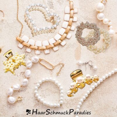 Haarschmuck mit Perlen