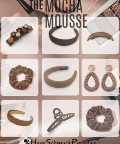 Haarschmuck in Mocca Mousse
