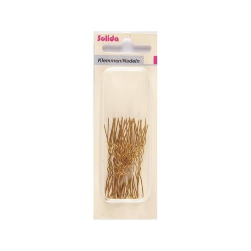 goldene Haarklemme (Inhalt: 20 Stück)