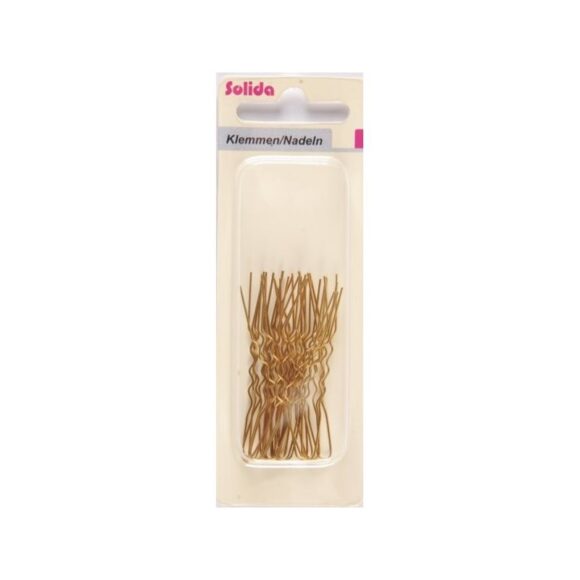 goldene Haarklemme (Inhalt: 20 Stück)