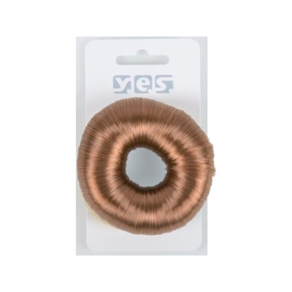 Knotenringpolster Haar, mittel, braun