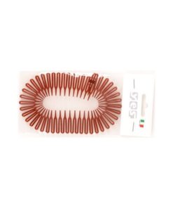Elastisches Diademkämmchen havanna