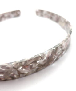 Haarreifen marmoriert grau Detail