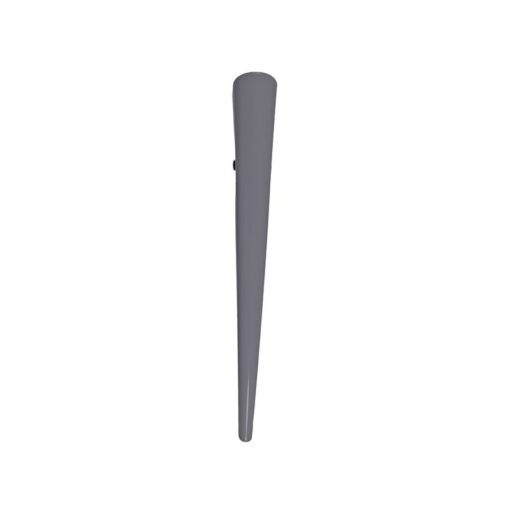 Concorde Clip, Metall, glänzender Lack, grau