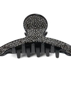 Haarklammer Preimum Collection schwarz mit Strass