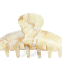 Haarklammer Marmor Beige