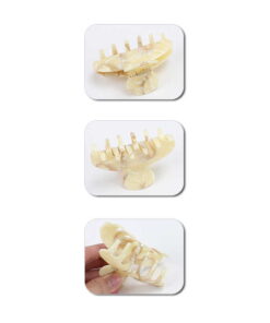 Haarklammer Marmor Beige Detail