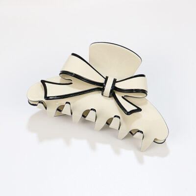 Haarklammer Schleife creme