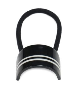 Zopfgummi Classic Line schwarz