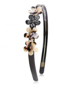 Haarreifen Blumendekor Strass