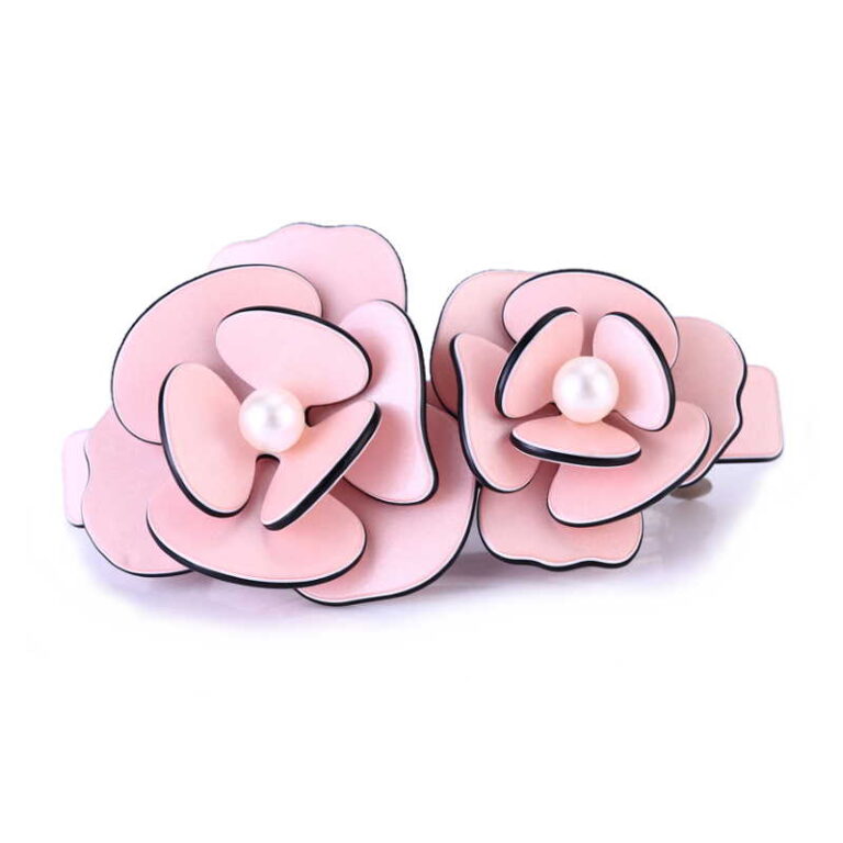 Haarspange Mit Gänseblümchen-Blumen – Silberfarben, 85 Mm, Mit Swarovski-Kristallen, Für Hochzeit & Party