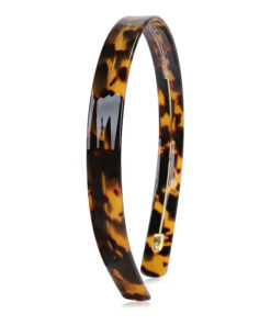 Haarreifen schmal Acetat braun schildpatt