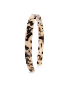 Haarreifen schmal Acetat beige