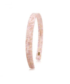 Haarreifen schmal Acetat rosa