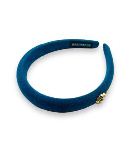 Blauer Haarreifen