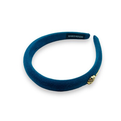 Blauer Haarreifen