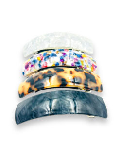 4 Haarspangen in unterschiedlichen Farben