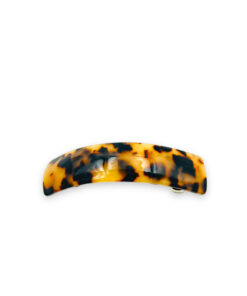 gelb - schwarze Haarspange