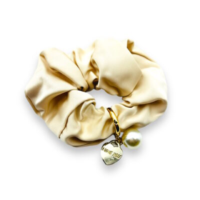 goldenes Haarnetz mit 