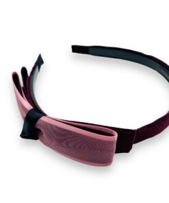 Haarreifen rosa mit schleife