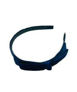Haarreifen blau mit schleife
