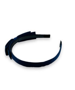 Haarreifen blau mit schleife