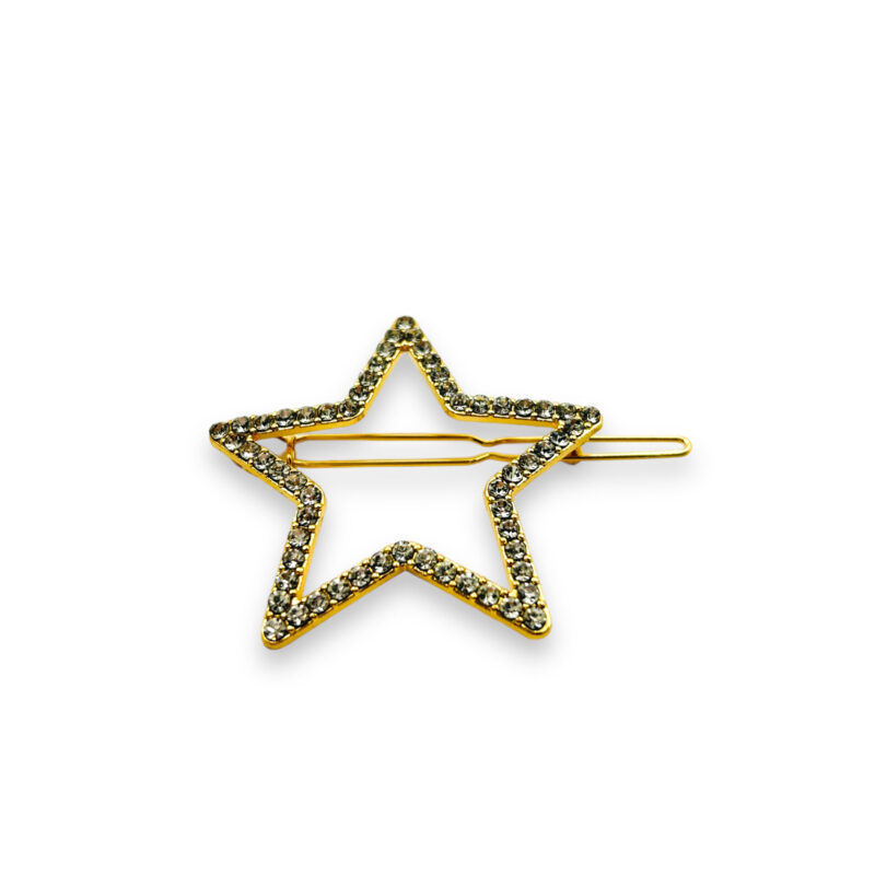 9 Stück Seestern Haarspangen Set – Mit Perlen & Strass, 3 Designs, Goldfarben
