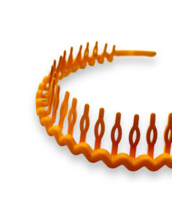 Haarreif Zick Zack gelb Detailansicht