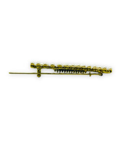 Goldene Haarspange mit Perlen