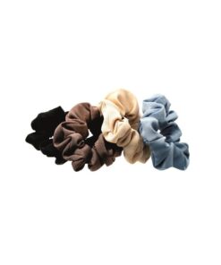 Haarrüsche mit Gummizug gerafft in mehreren Farben