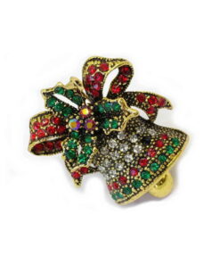 Brosche Weihnachten Glocke