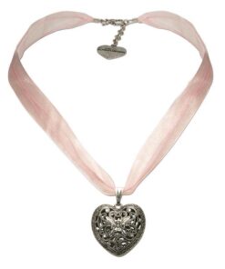 Halskette Organza rosa