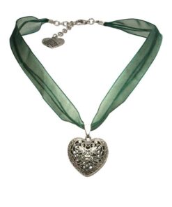 Halskette Organza grün