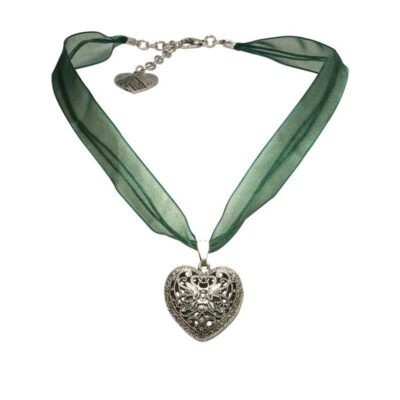 Halskette Organza grün