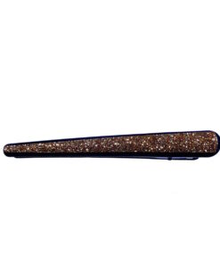 Concorde Clip, Bananenspange mit vielen Strasssteinen - gold