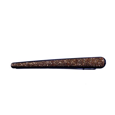 Concorde Clip, Bananenspange mit vielen Strasssteinen - gold