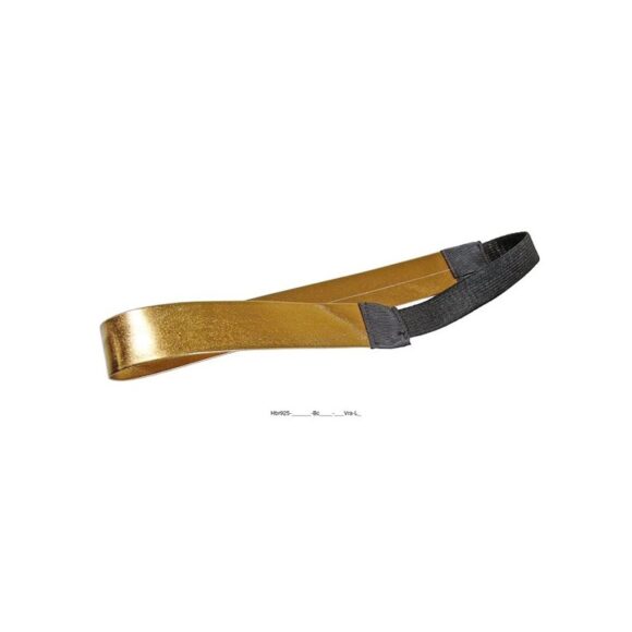 Haarband Kunststoff bronce mit Gummiband