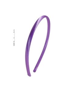 Haarreifen schmal aus Satin in lila