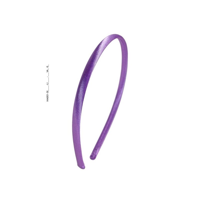 Haarreifen schmal aus Satin in lila