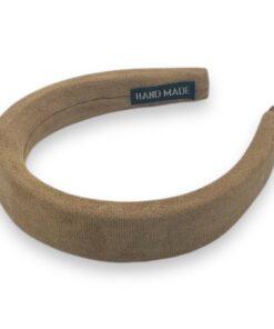 Haarreif Wildlederoptik/ Samtoptik mittelbraun