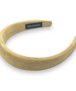 Haarreif Wildlederoptik/ Samtoptik beige