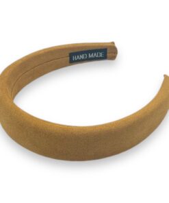 Haarreif Wildlederoptik/ Samtoptik hellbraun