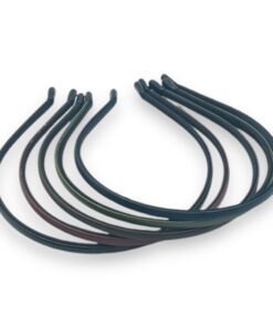 Haarreif Lederoptik schmal Gruppenbild