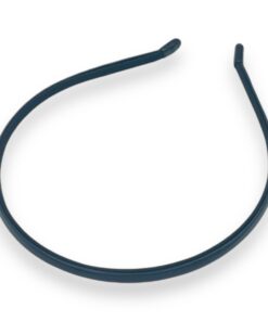 Haarreif Lederoptik dunkelblau