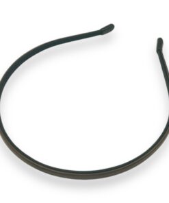Haarreif Lederoptik kaffeebarun