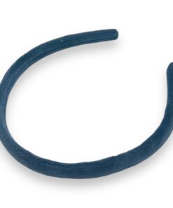 Haarreif Samt 1 cm dunkelblau